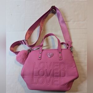 Betsy Johnson Hot Pink Mini Tote